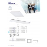 KANLUX 33183 | Blingo Kanlux spušteni plafon, stropne svjetiljke, visilice BACKLITE LED panel četvrtast 1x LED 5400lm 4000K bijelo