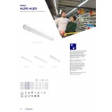 KANLUX 26360 | Aldo-4LED Kanlux stropne svjetiljke armatura namenjeno za izvor svjetlosti T8 LED 1x G13 / T8 LED bijelo