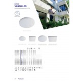 KANLUX 26444 | Varso Kanlux zidna, stropne svjetiljke svjetiljka okrugli 1x LED 2160lm 3000K IP54 bijelo