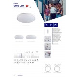 KANLUX 29160 | Orte Kanlux zidna, stropne svjetiljke svjetiljka - ORTE LED 18W-NW-O - okrugli 1x LED 1600lm 4000K IP54 bijelo