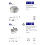 KANLUX 70522 | Milo1 Kanlux zidna, stropne svjetiljke svjetiljka 1x E27 IP54 IK06 sivo