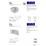 KANLUX 8091 | Tuna Kanlux zidna, stropne svjetiljke svjetiljka 1x E27 IP44 bijelo