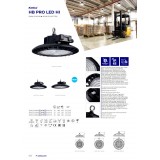 KANLUX 27155 | HB-Pro-LED-HI Kanlux LED svjetiljka za hale svjetiljka 1x LED 14000lm 4000K IP65 crno