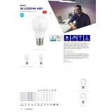 KANLUX 33725 | E27 10,5W -> 75W Kanlux obični A60 LED izvori svjetlosti IQ-LED DIM SAFE light 1060lm 4000K jačina svjetlosti se može podešavati 220° CRI>80