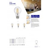 KANLUX 29601 | E27 7W -> 60W Kanlux obični A60 LED izvori svjetlosti filament 810lm 2700K 320° CRI>80