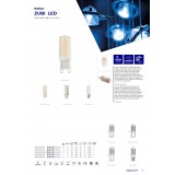 KANLUX 24521 | G9 3,5W -> 28W Kanlux kapsula LED izvori svjetlosti SMD 300lm 6000K 300°