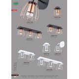 LEMIR O2683 P3 BIA | RedaL Lemir stropne svjetiljke svjetiljka 3x E27 bijelo mat, krom