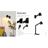 LUCIDE 20210/01/30 | Mizuko Lucide zidna svjetiljka s prekidačem elementi koji se mogu okretati 1x E14 crno, bijelo