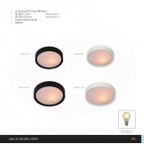LUCIDE 08109/01/30 | LexL Lucide stropne svjetiljke svjetiljka 1x E27 crno