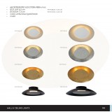 LUCIDE 79177/06/14 | Foskal Lucide stropne svjetiljke svjetiljka 1x LED 480lm 2700K srebrno