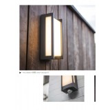 LUTEC 5193001118 | Qubo Lutec zidna svjetiljka četvorougaoni 1x LED 1100lm 3000K IP54 antracit siva, opal