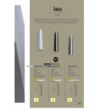 LUTEC 5192701335 | Leo-LU Lutec zidna svjetiljka 1x LED 750lm 3000K IP54 tamno siva, opal