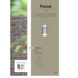 LUTEC 5604021001 | Focus-LUT Lutec zidna svjetiljka lučni 2x GU10 IP44 plemeniti čelik, čelik sivo, prozirno