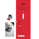 LUTEC 5267103001 | Leda-LU Lutec zidna svjetiljka sa senzorom, svjetlosni senzor - sumračni prekidač elementi koji se mogu okretati 1x LED 1400lm 3000K IP44 plemeniti čelik, čelik sivo, opal