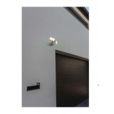 LUTEC 7632201053 | Arc-LU Lutec reflektor svjetiljka sa senzorom, svjetlosni senzor - sumračni prekidač elementi koji se mogu okretati 1x LED 1200lm 5000K IP54 bijelo, opal