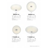 MARKSLOJD 107032 | Fleur-MS Markslojd stropne svjetiljke svjetiljka jačina svjetlosti se može podešavati 1x LED 820lm 3000K krom, acidni, šare