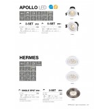 MARKSLOJD 105951 | Apollo-MS Markslojd ugradbena svjetiljka jačina svjetlosti se može podešavati, trodijelni set, pomjerljivo Ø88mm 88x88mm 3x LED 1140lm 3000K IP21 bijelo
