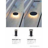 MARKSLOJD 106934 | Garden-24 Markslojd ugradbena svjetiljka jačina svjetlosti se može podešavati Ø45mm 45x45mm 1x LED 65lm 3000K IP44 crno, acidni