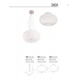 MAXLIGHT C0002 | Dada Maxlight stropne svjetiljke svjetiljka 3x E14 krom, opal