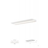 MAXLIGHT W0213 | Shelf Maxlight zidna svjetiljka 1x LED 800lm 3000K bijelo