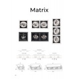 MAXLIGHT H0060 | MatrixM Maxlight ugradbena svjetiljka pomjerljivo 345x185mm 2x G53 / AR111 bijelo