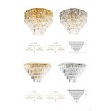 MAXLIGHT C0137 | MonacoM Maxlight stropne svjetiljke svjetiljka 15x G9 krom, prozirno