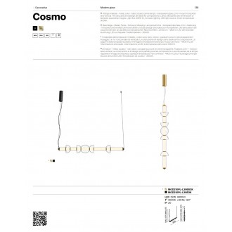 MAYTONI MOD210PL-L39B3K | Cosmo-MAY Maytoni visilice svjetiljka 3000K crno