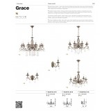 MAYTONI RC247-WL-02-R | Grace-MAY Maytoni zidna svjetiljka 2x E14 bronca, bijelo