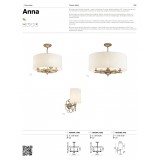 MAYTONI H007WL-01G | Anna-MAY Maytoni zidna svjetiljka antik zlato