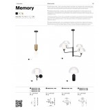 MAYTONI MOD177TL-01B | Memory Maytoni stolna svjetiljka 42,5cm crno