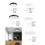 NOVA LUCE 8105605 | Albi-NL Nova Luce stropne svjetiljke svjetiljka okrugli 1x LED 1760lm 3000K bijelo