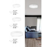 NOVA LUCE 71045002 | Fano Nova Luce stropne svjetiljke svjetiljka okrugli 1x LED 2040lm 3000K bijelo
