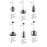 NOVA LUCE 9724102 | Veiro Nova Luce visilice svjetiljka s mogućnošću skraćivanja kabla 1x E27 krom, crno
