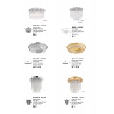 NOVA LUCE 9361083 | Zeffari Nova Luce stropne svjetiljke svjetiljka 1x LED 2400lm 4000K zlatno, kristal