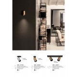 NOVA LUCE 9460972 | Inus Nova Luce spot svjetiljka elementi koji se mogu okretati 1x GU10 crno, zlatno