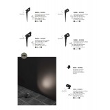 NOVA LUCE 9010001 | Inside Nova Luce ubodne svjetiljke svjetiljka elementi koji se mogu okretati 1x LED 295lm 3000K IP65 crno mat