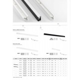 NOVA LUCE 8254432 | Linear-NL Nova Luce element sustava - udubljen svjetiljka UGR <18 1x LED 1250lm 3000K bijelo mat