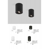 NOVA LUCE 9030412 | Loyd Nova Luce stropne svjetiljke svjetiljka cilindar 1x GU10 bijelo mat