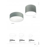 NOWODVORSKI 9683 | Cameron Nowodvorski stropne svjetiljke svjetiljka okrugli 3x E27 sivo, opal