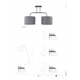 NOWODVORSKI 5386 | AliceN Nowodvorski podna svjetiljka 205cm sa nožnim prekidačem 1x E27 crno, bijelo