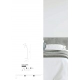 NOWODVORSKI 6506 | Eye-Black Nowodvorski podna svjetiljka 160cm sa nožnim prekidačem elementi koji se mogu okretati 1x GU10 crno