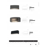 NOWODVORSKI 3408 | Brick Nowodvorski zidna svjetiljka 1x E27 IP65 grafit, prozirna