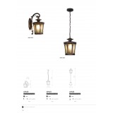NOWODVORSKI 4693 | AmurN Nowodvorski visilice svjetiljka 1x E27 IP23 bronca, prozirna