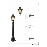 NOWODVORSKI 4686 | Tybr Nowodvorski zidna svjetiljka 1x E27 IP44 antik brončano, opal