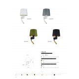 NOWODVORSKI 8216 | Chillin Nowodvorski zidna svjetiljka s prekidačem fleksibilna 1x E27 + 1x G9 bijelo