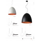 NOWODVORSKI 10324 | Egg Nowodvorski visilice svjetiljka 5x E27 bijelo, crveni bakar