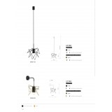 NOWODVORSKI 8854 | Gstar Nowodvorski visilice svjetiljka 1x GU10 crno, mesing