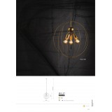 NOWODVORSKI 9061 | Bullet Nowodvorski visilice svjetiljka 3x E27 zlatno