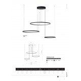 NOWODVORSKI 10817 | Circolo Nowodvorski visilice svjetiljka 1x LED 1600lm 3000K crno, opal