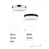 NOWODVORSKI 9491 | Kasai Nowodvorski stropne svjetiljke svjetiljka okrugli 2x E27 nikel, opal